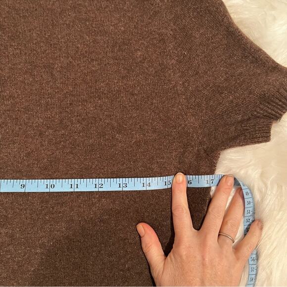 NEW Marina Luna Cashmere Argyle Classic Preppy Timeless Layering Sweater S NWOT - Picture 15 of 15